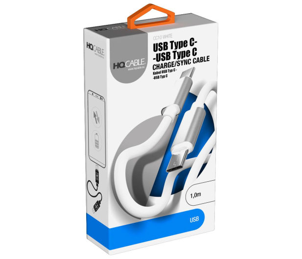 HQCable USB-C USB-C 1M, biały - 1459702 - zdjęcie 3